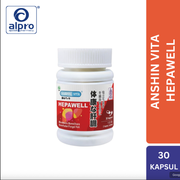 Anshin Vita Hepawell 30 Kapsul